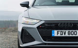 Audi RS6 2020 UK first drive review - front lights
