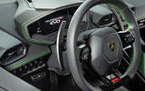 Lamborghini Huracan EVO RWD 2020 UK first drive review - steering wheel