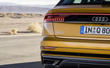 Audi Q8 2018 first drive review rear end