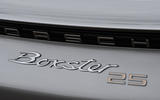7 Porsche Boxster 25 years edition 2021 uk fd rear badge
