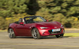 Mazda MX-5 2.0 Sport Tech 2020 UK first drive review - cornering front
