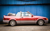 95 used buying guide Ford Escort XR3i cabrio static