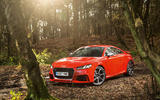 Audi TT RS Coupé in the woods