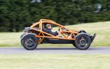 Ariel Nomad has a composed ride